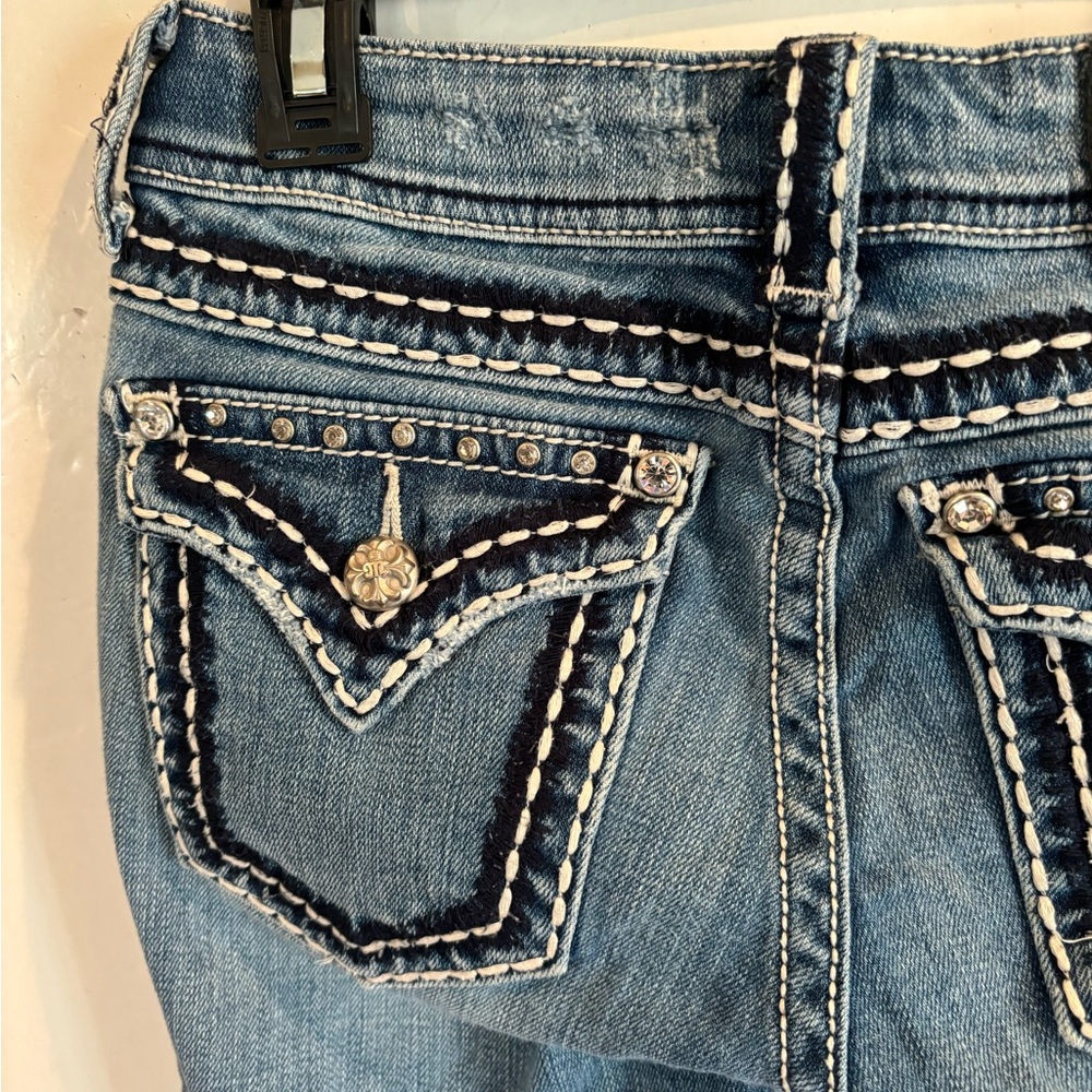 MISS ME Cropped JEANS 26 - Picture 10 of 12